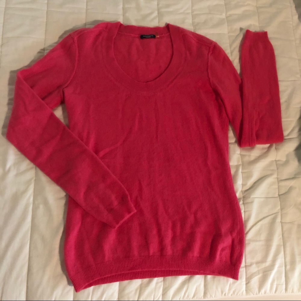 100% Cashmere Sweater. Stunning color. So soft!